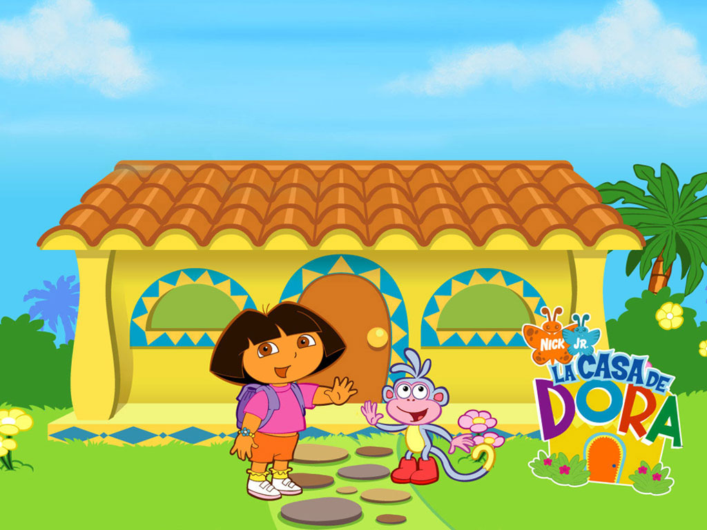 Gry dla dzieci puzzle Dom Dory