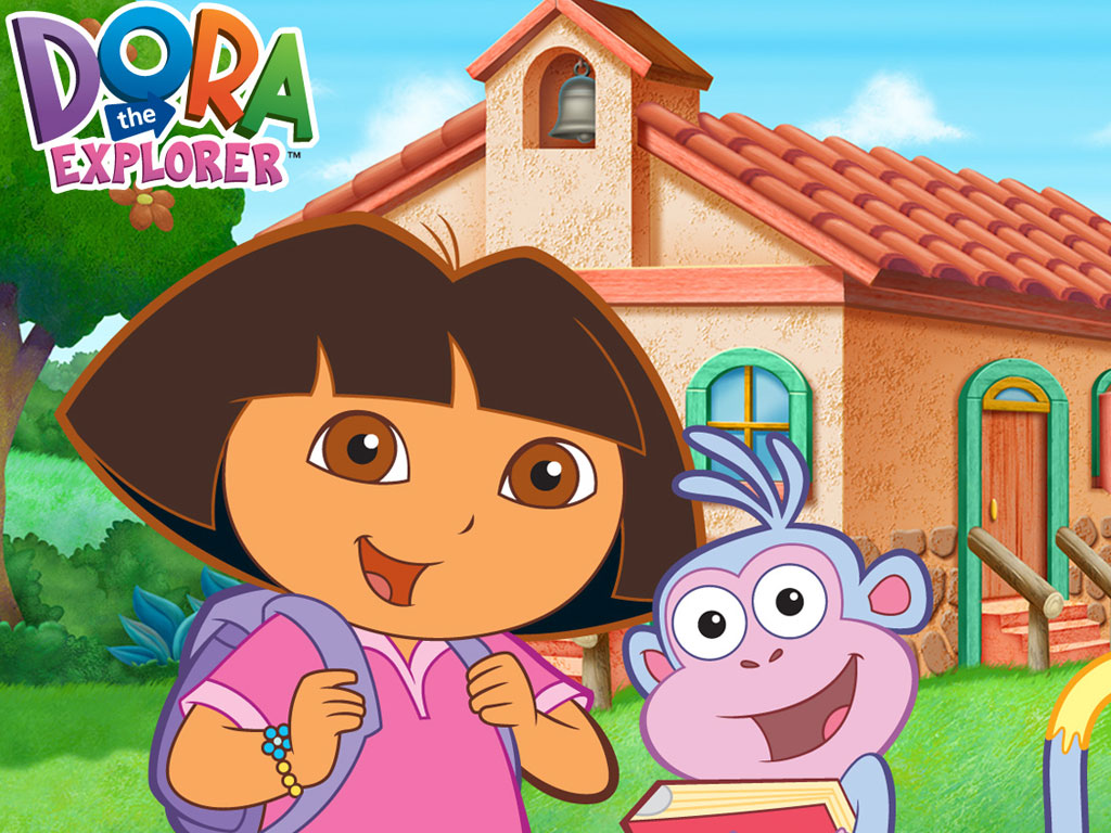 Do szkoły czas puzzle Dora