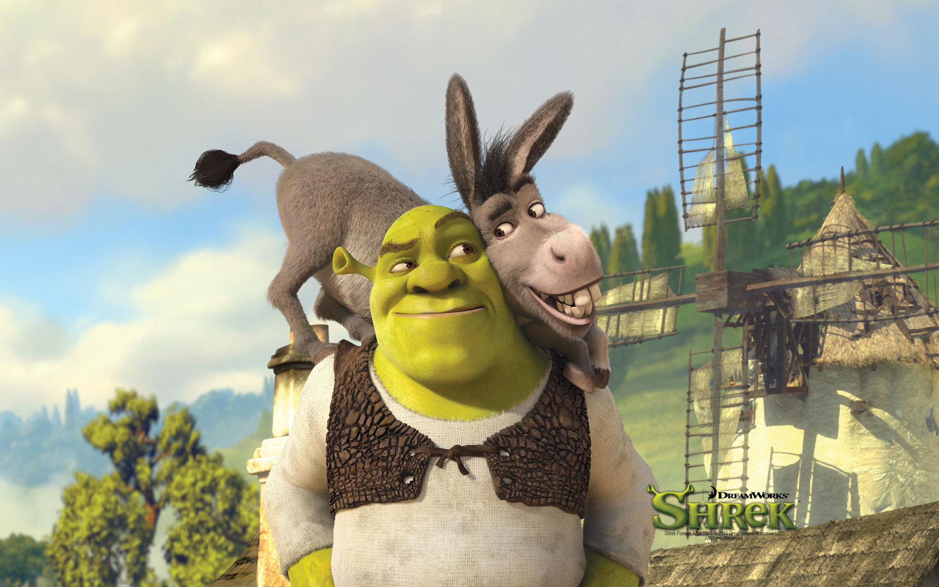 Układanki online z bajki Shrek zagraj