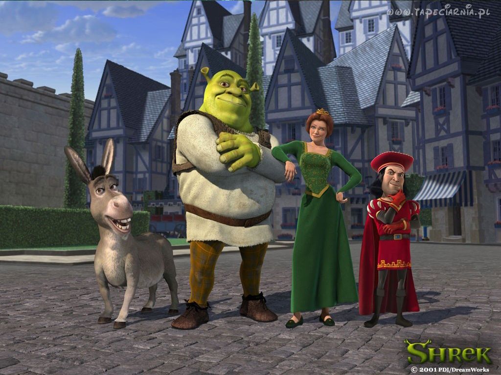 puzzle online seria Shrek oj działo się