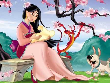 puzzle księżniczka Mulan Zagraj ułóż