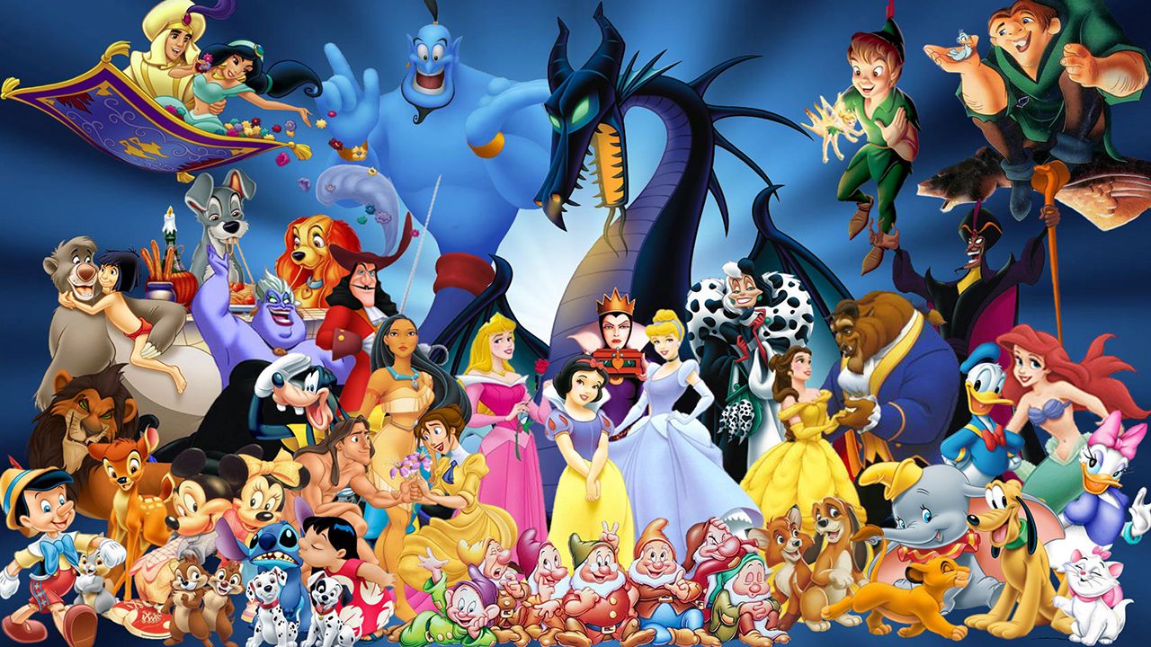 puzzle Disney bohaterowie z bajek